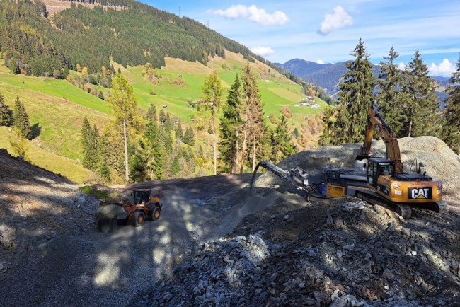 Errichtung Forstweg Eschenau